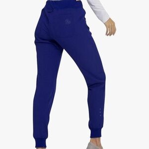 Galaxy Blue HeartSoul Jogger Scrub Pants